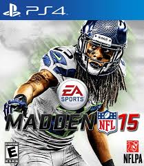 The Madden 2015 game cover, as seen in stores
