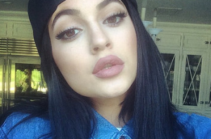 Jenner's pouty look is actually the product of makeup and not any type of suction or injections