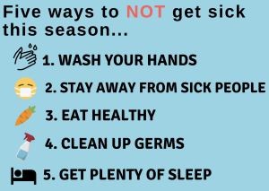 Above is five ways to avoid getting sick during this winter.