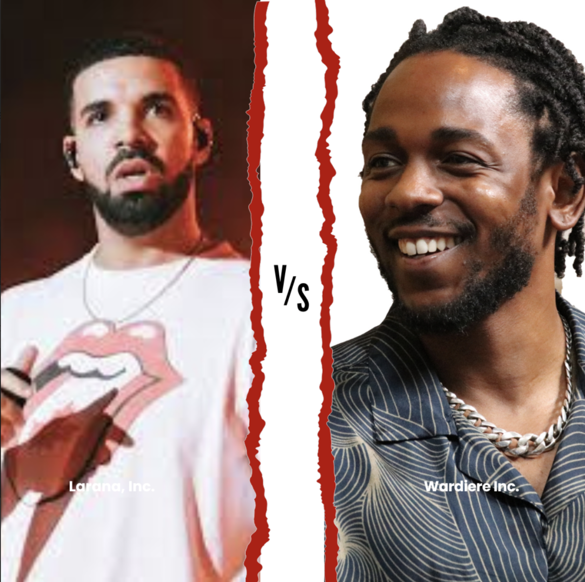 Drake+and+Kendrick+Lamar+shred+out+their+beef+through+heated+rap+diss+songs.