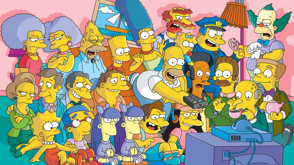 The colorful characters of "The Simpsons" in their hometown of Springfield.