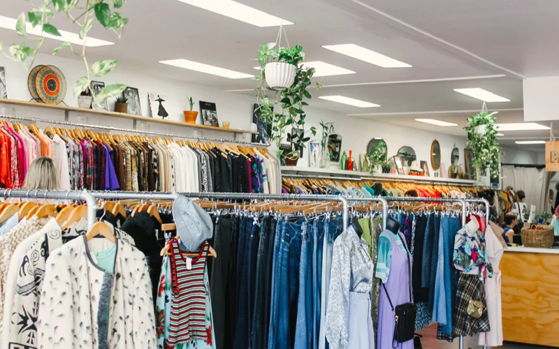 Thrift stores have soared in popularity and sell various items, including used clothes and furniture.