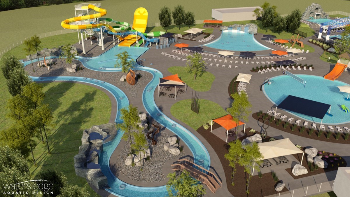 The design of the soon-to-be new Willowood Aquatic Center is currently in development.
