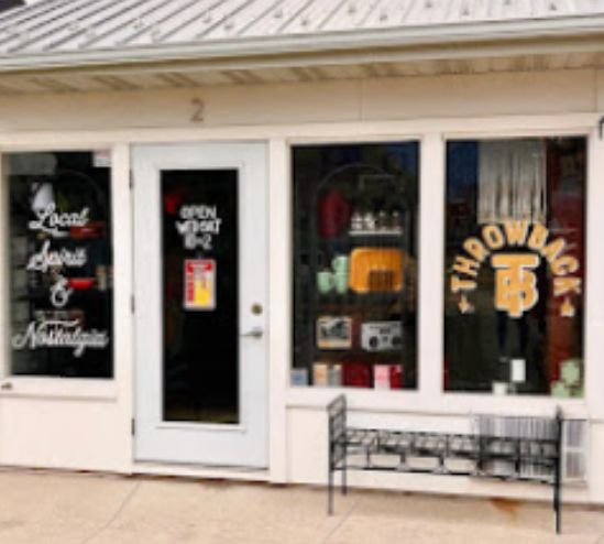 Throwback is a family-run small business selling vintage-inspired apparel and decor.