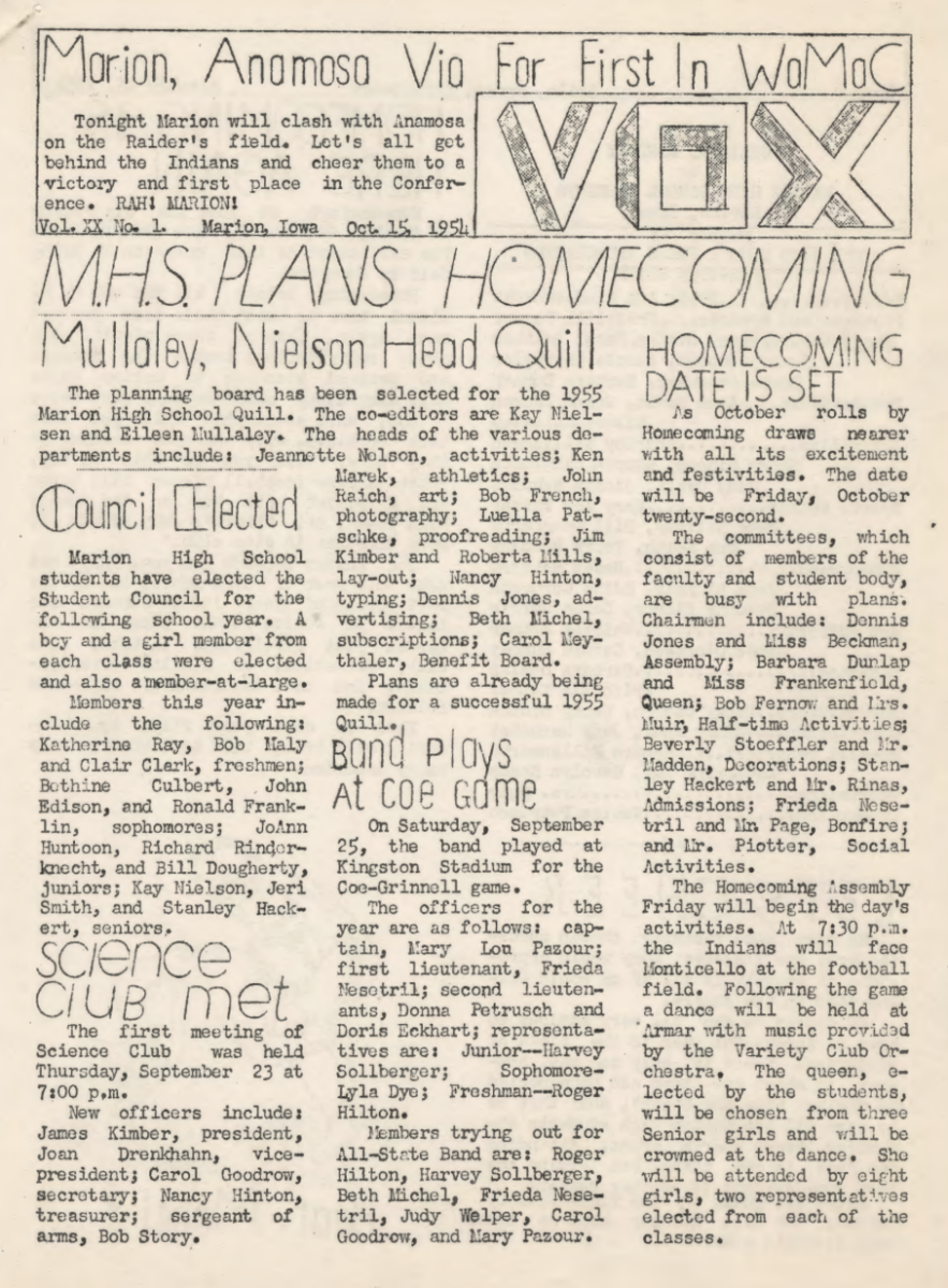 Vox 1954-1955