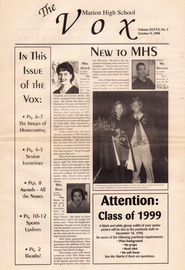 Vox 1998-1999