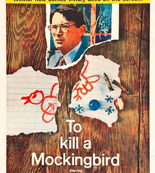 The film “To Kill a Mockingbird” cover, which was adapted in 1962 from the original book by Harper Lee, was one of the first book-to-movie adaptations to do well with the public. (Courtesy of Brentwood Productions)